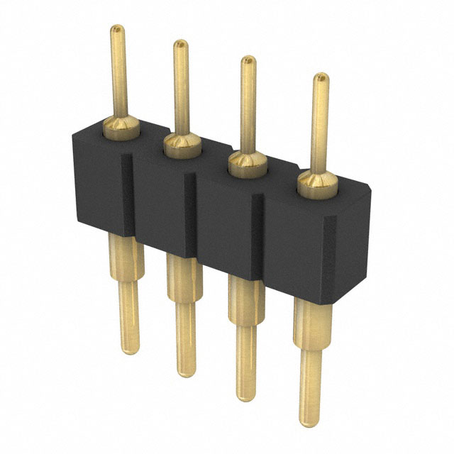 CONN HEADER VERT 4POS 2.54MM