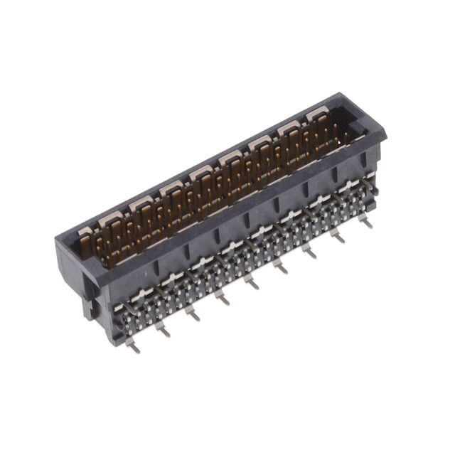 50-PIN, RIGHT ANGLE, SMT/THR
