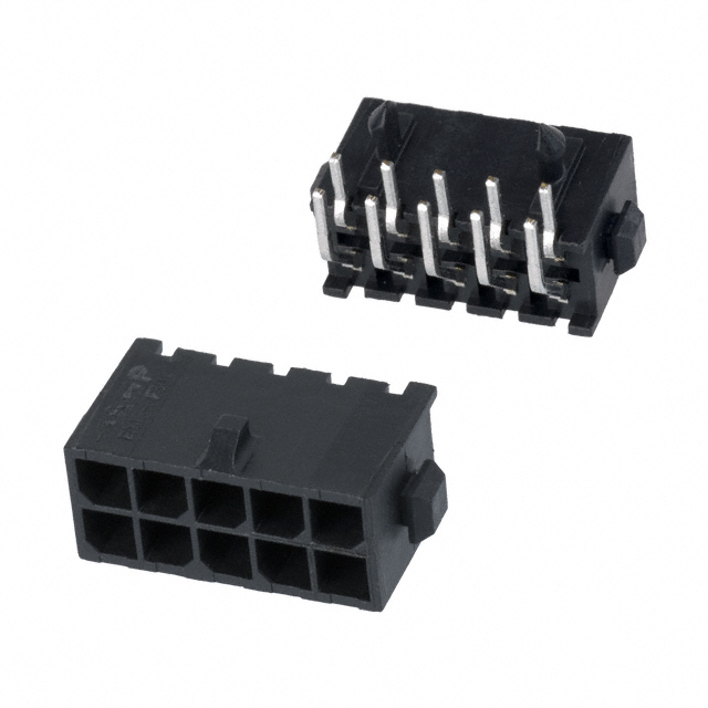 CONN HEADER R/A 10POS 3MM