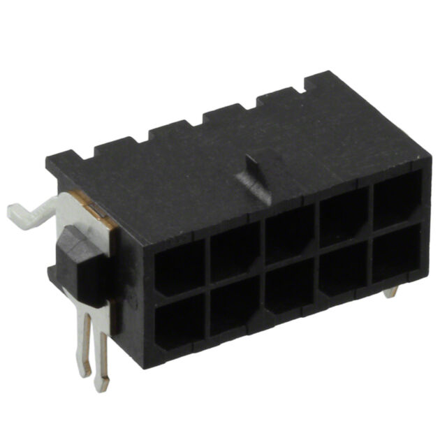 CONN HEADER SMD R/A 10POS 3MM