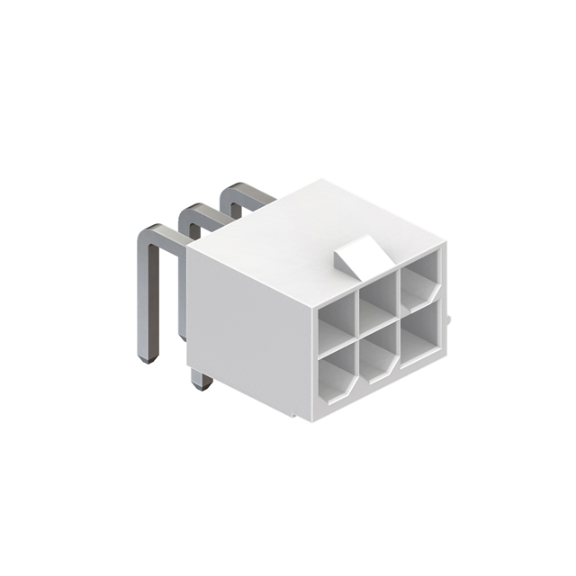 CONN HEADER R/A 6POS DUAL 94V-0
