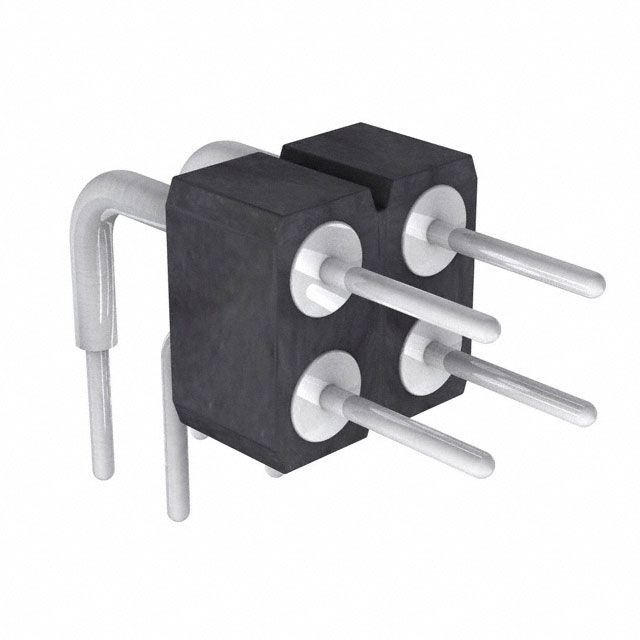 CONN HEADER R/A 4POS 2.54MM