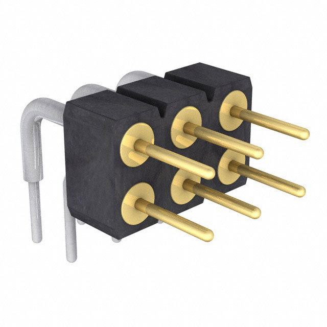 CONN HEADER R/A 6POS 2.54MM