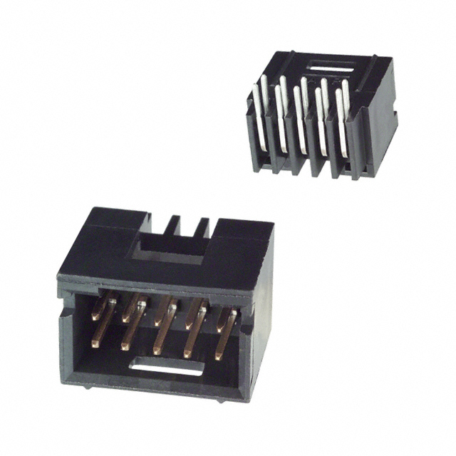 CONN HEADER R/A 10POS 2.54MM
