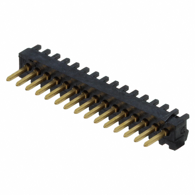 CONN HEADER R/A 15POS 1.27MM
