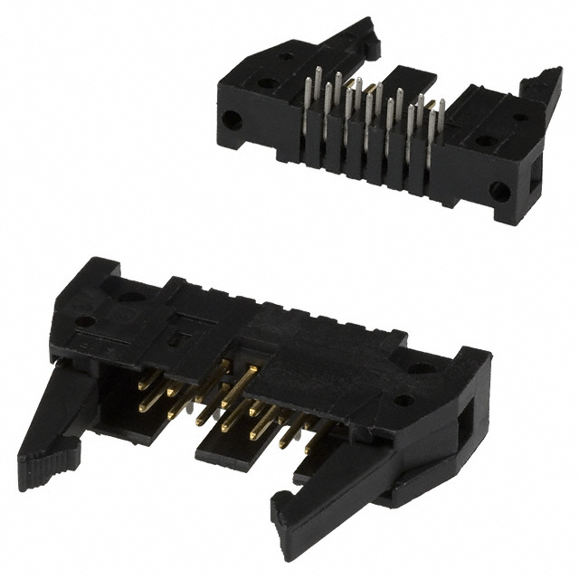 CONN HEADER R/A 14POS 2.54MM