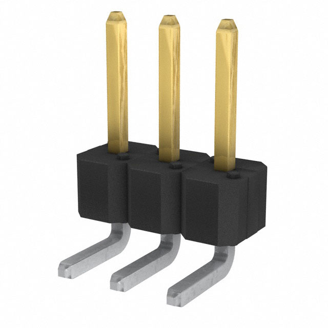 CONN HEADER R/A 3POS 2.54MM