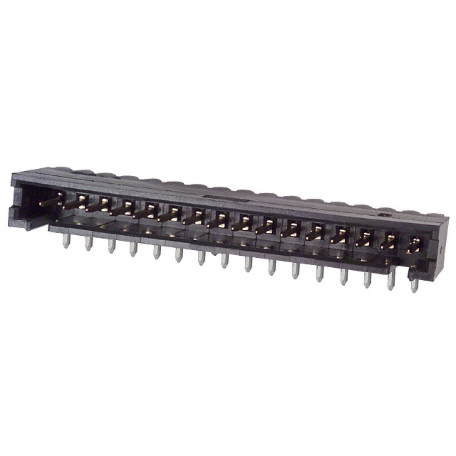 CONN HEADER R/A 16POS 2.54MM