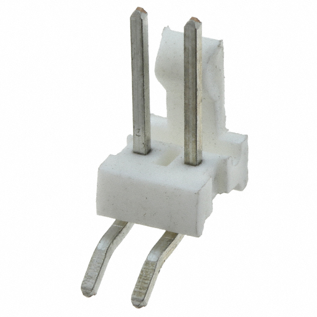CONN HEADER R/A 2POS 2.54MM
