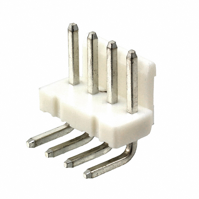 CONN HEADER R/A 4POS 3.96MM