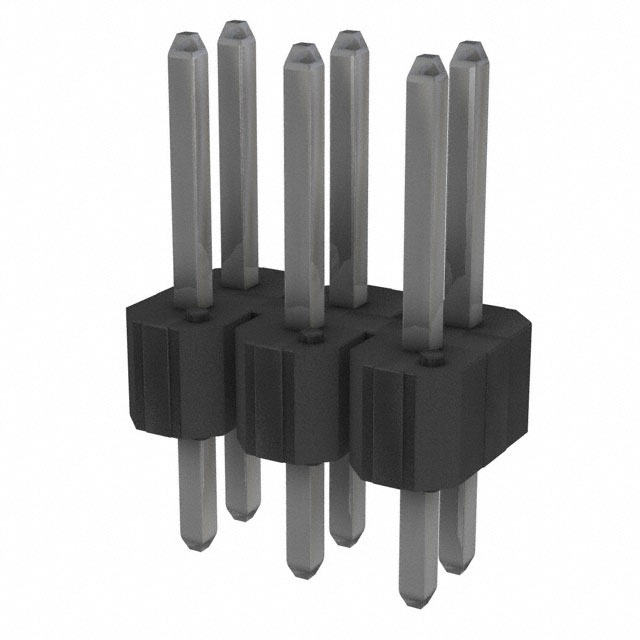 CONN HEADER VERT 6POS 2.54MM