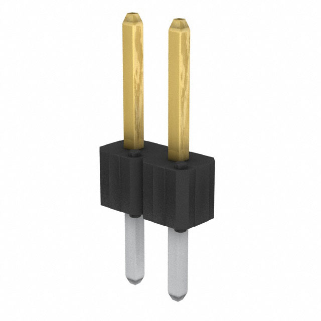 CONN HEADER VERT 2POS 2.54MM
