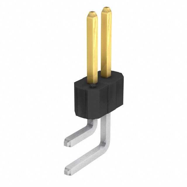 CONN HEADER R/A 2POS