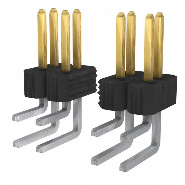 CONN HEADER R/A 72POS 2.54MM
