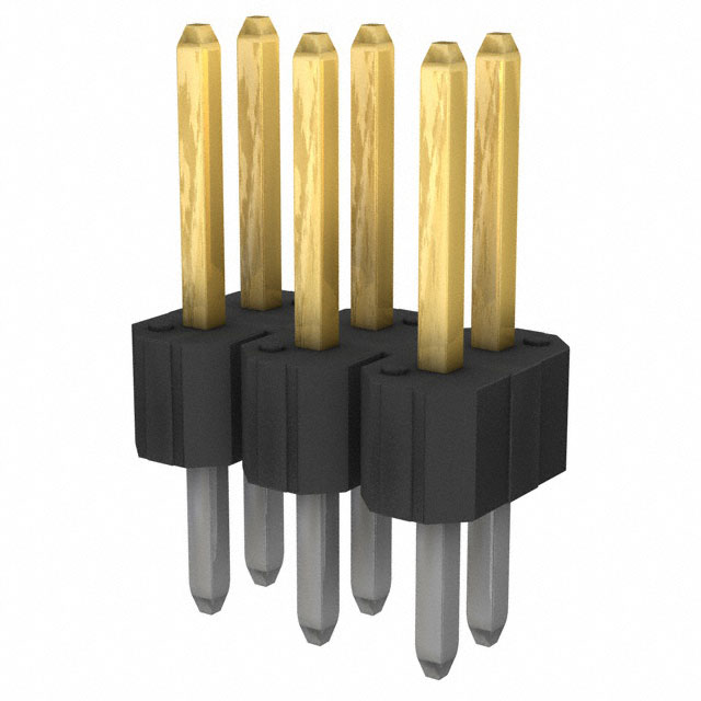 CONN HEADER VERT 6POS 2.54MM
