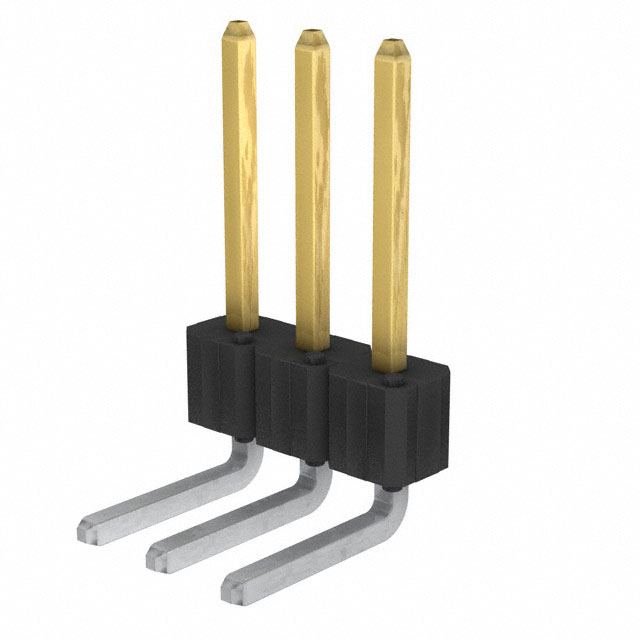 CONN HEADER R/A 3POS 2.54MM