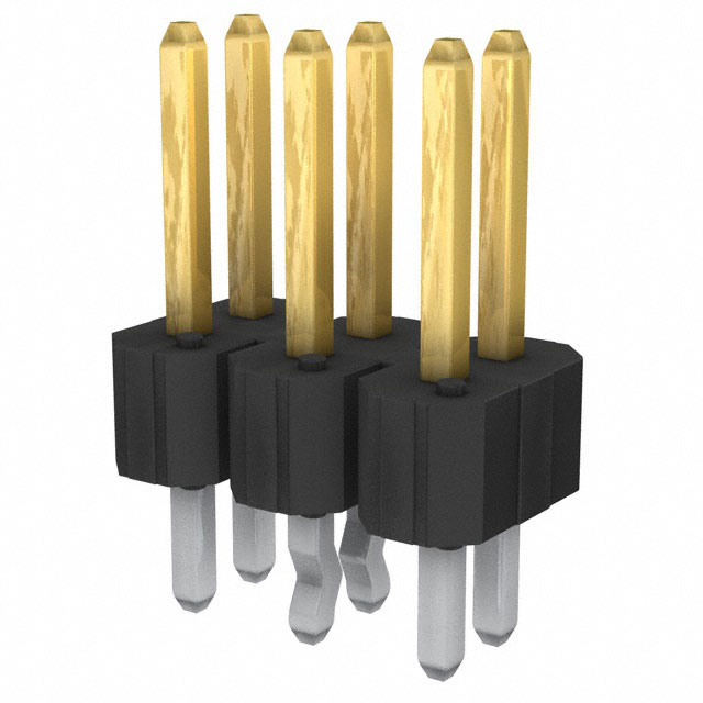 CONN HEADER VERT 6POS 2.54MM