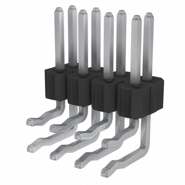 CONN HEADER R/A 8POS 2.54MM