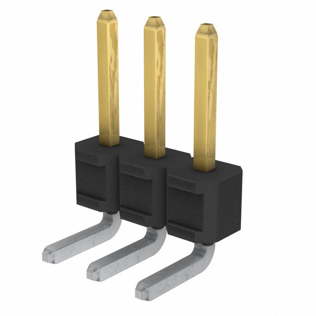 CONN HEADER R/A 3POS 2.54MM
