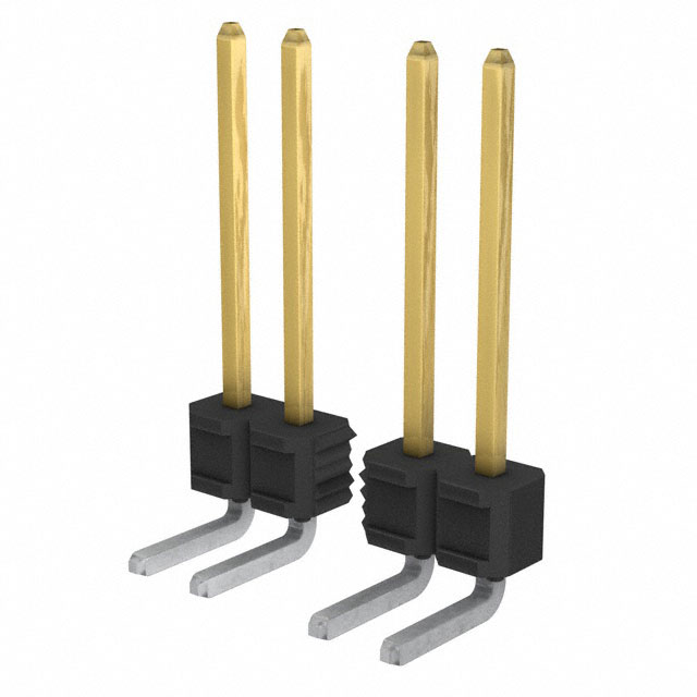 CONN HEADER R/A 9POS 2.54MM