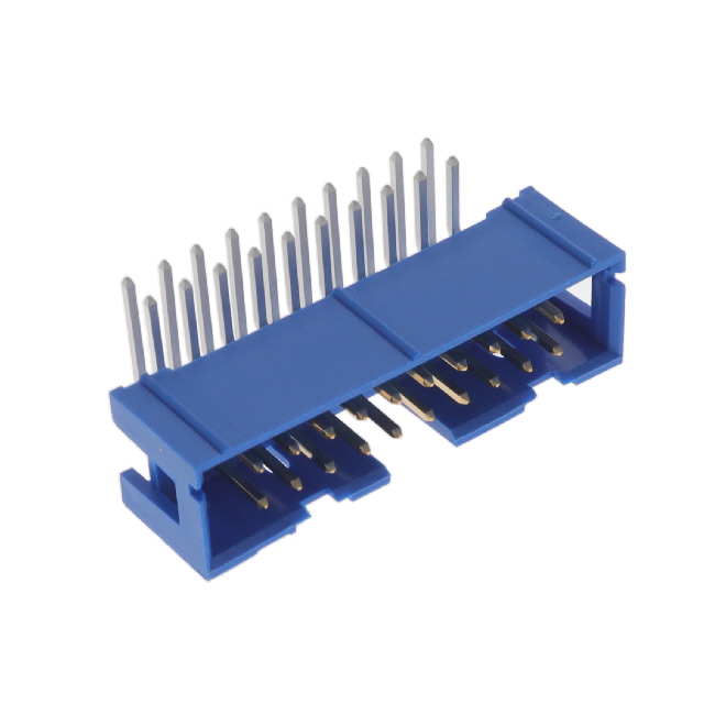 CONN HEADER R/A 20POS 2.54MM