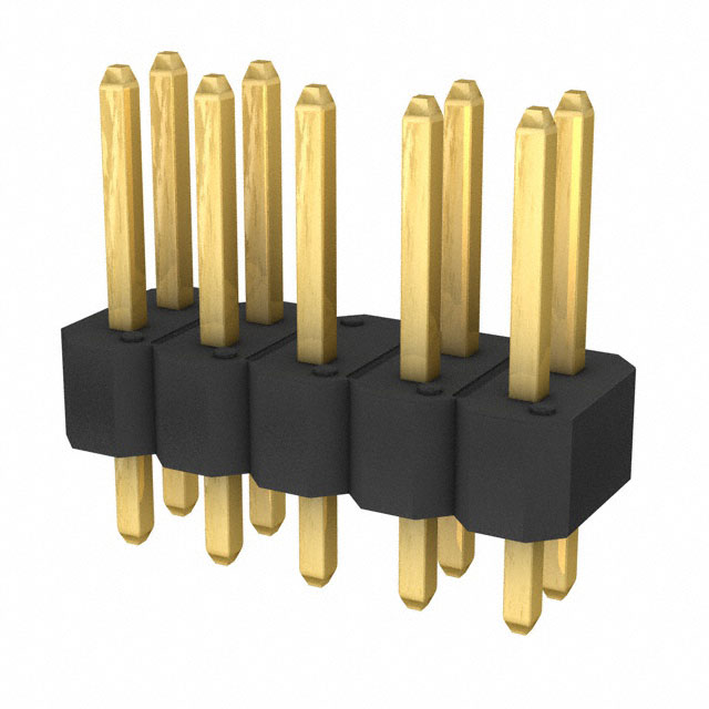 CONN HEADER VERT 10POS 2.54MM