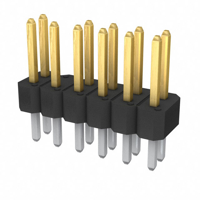 CONN HEADER VERT 12POS 2.54MM