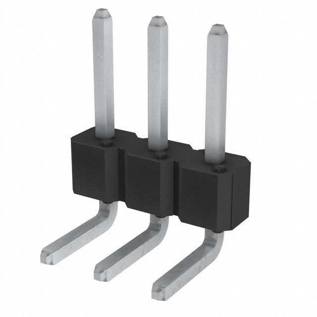 CONN HEADER R/A 3POS 2.54MM