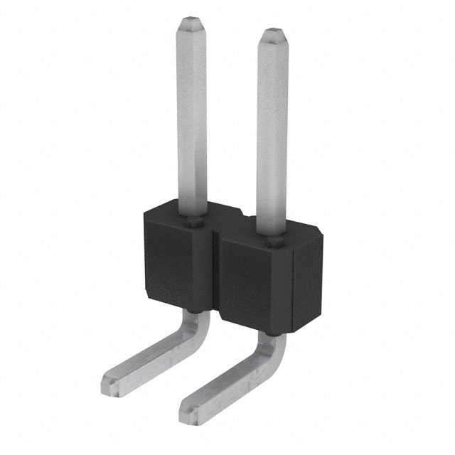 CONN HEADER R/A 2POS 2.54MM