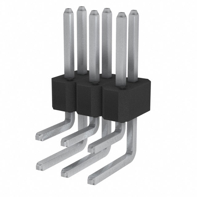 CONN HEADER R/A 6POS 2.54MM