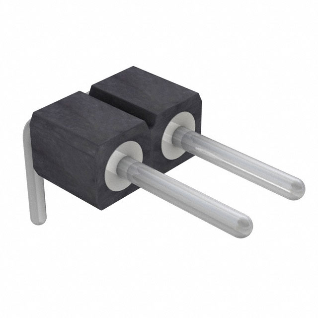 CONN HEADER R/A 2POS 2.54MM