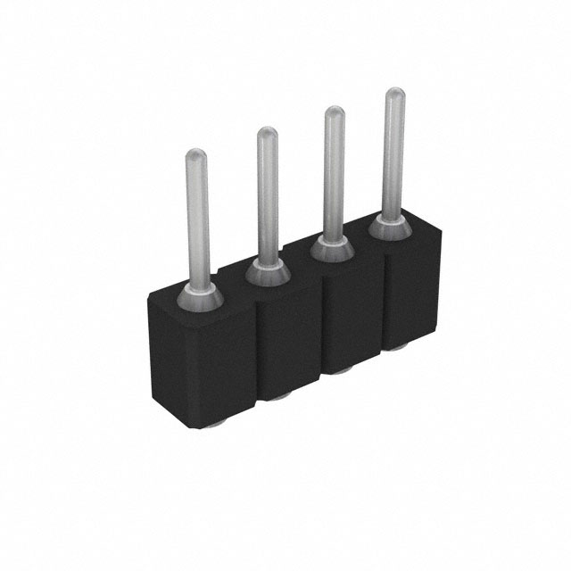 CONN HEADER SMD 4POS 2.54MM