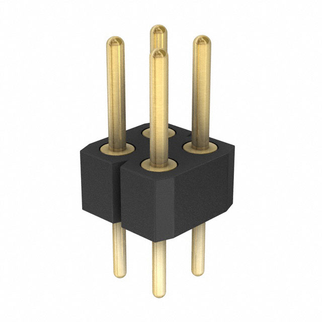 CONN HEADER VERT 4POS 2.54MM