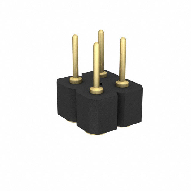 CONN HEADER SMD 4POS 2.54MM