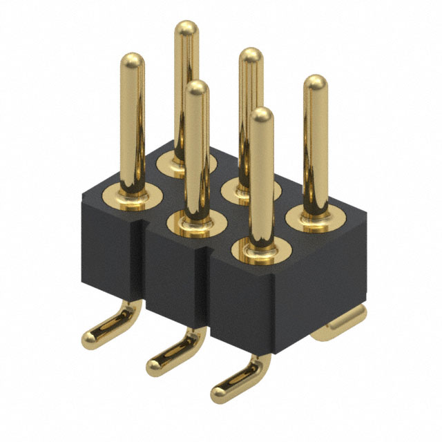 CONN HEADER SMD 6POS 2.54MM