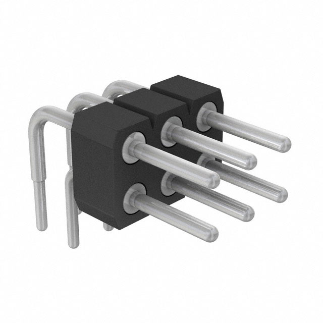 CONN HEADER R/A 6POS 2.54MM