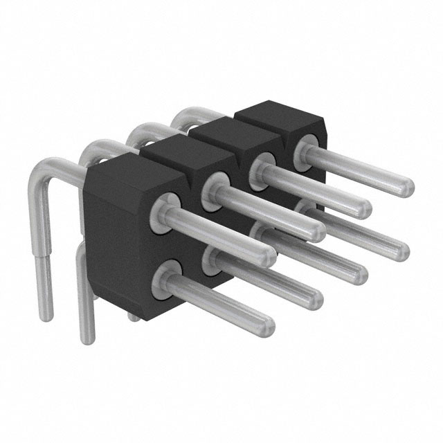 CONN HEADER R/A 8POS 2.54MM