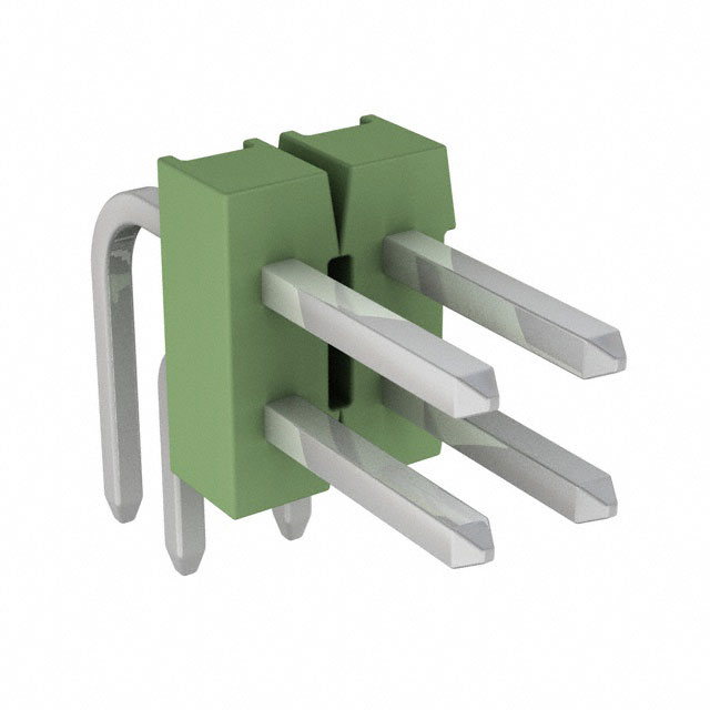 CONN HEADER R/A 4POS 2.54MM