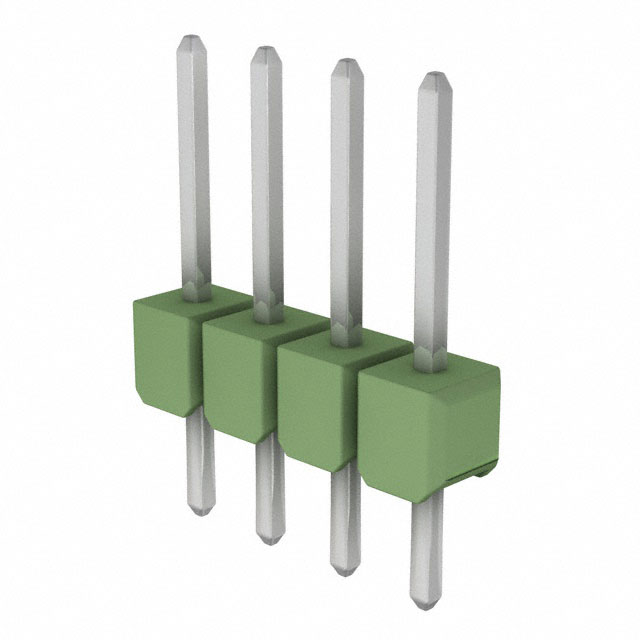 CONN HEADER VERT 4POS 2.54MM