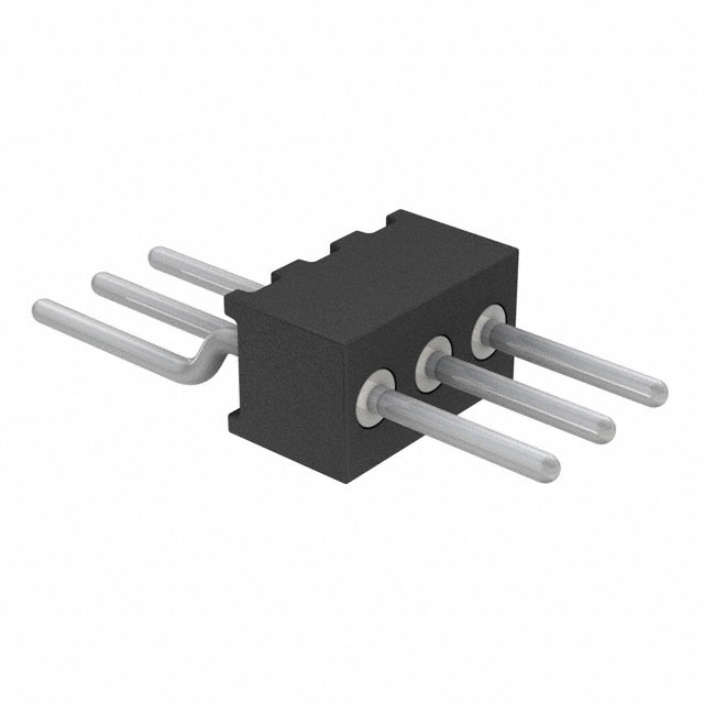 CONN HEADER SMD R/A 3POS 1.27MM