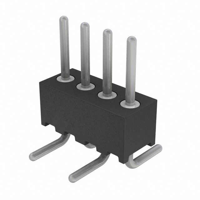 CONN HEADER SMD 4POS 1.27MM