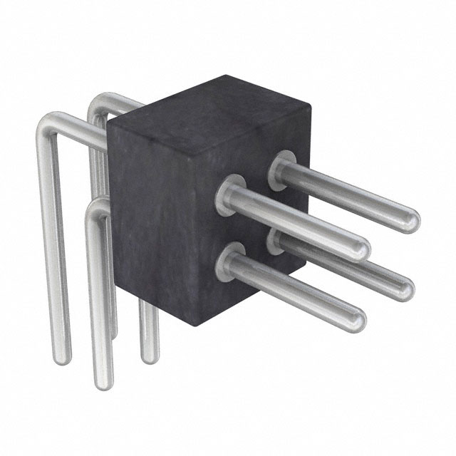 CONN HEADER R/A 4POS 1.27MM