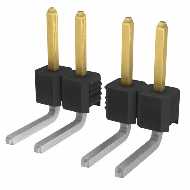 CONN HEADER R/A 8POS 2.54MM