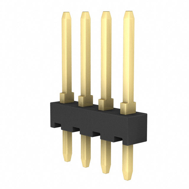 CONN HEADER VERT 4POS 3.81MM