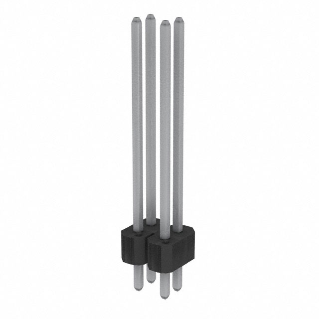 CONN HEADER VERT 4POS 2.54MM