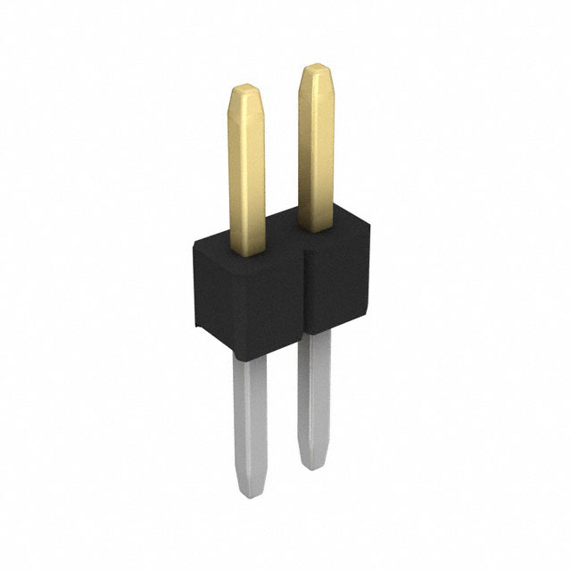 CONN HEADER VERT 2POS 2.54MM