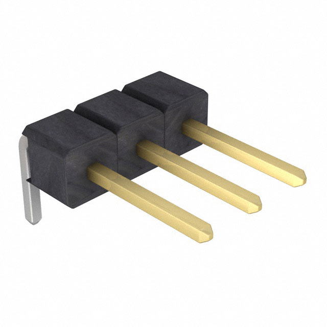 CONN HEADER R/A 3POS 2.54MM