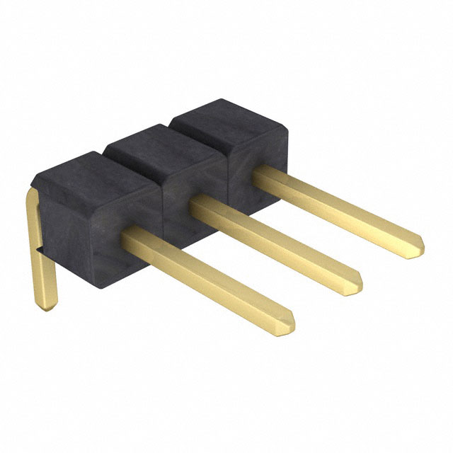 CONN HEADER R/A 3POS 2.54MM