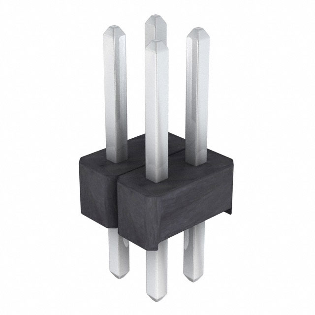 CONN HEADER VERT 4POS 2.54MM