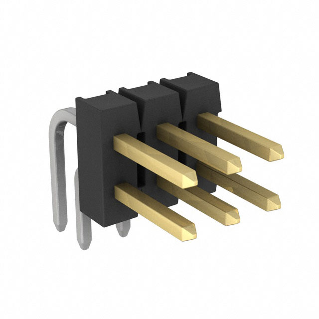 CONN HEADER R/A 6POS 2.54MM